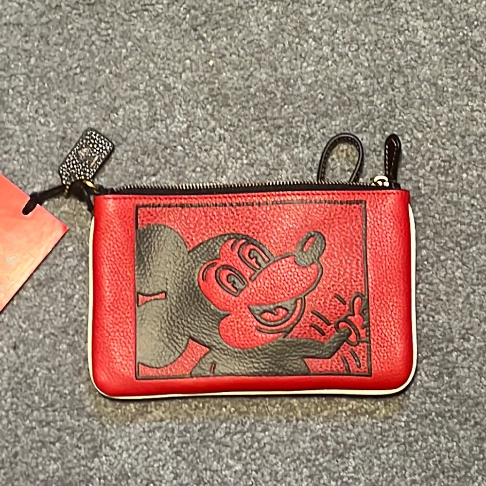 Keith Haring X Coach Mickey Mouse Wristlet
